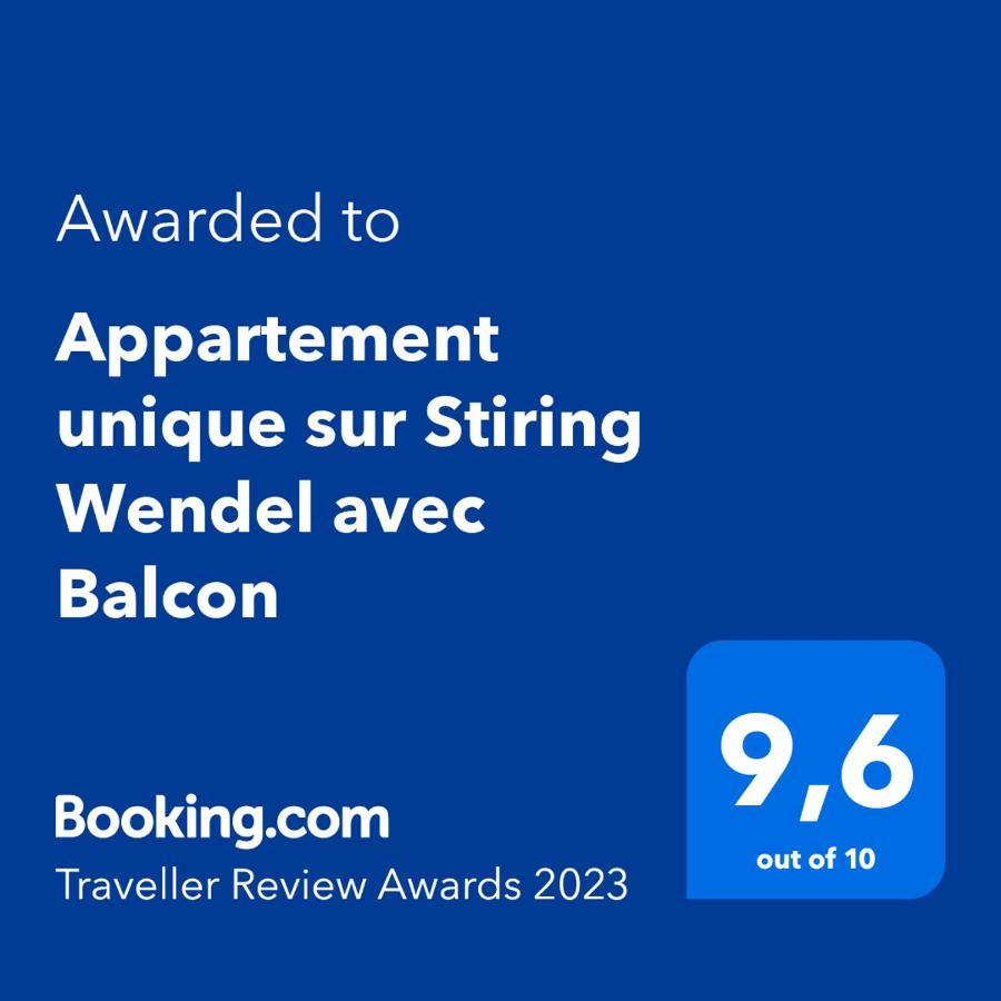 Appartement Unique Sur Stiring Wendel Avec Balcon Εξωτερικό φωτογραφία